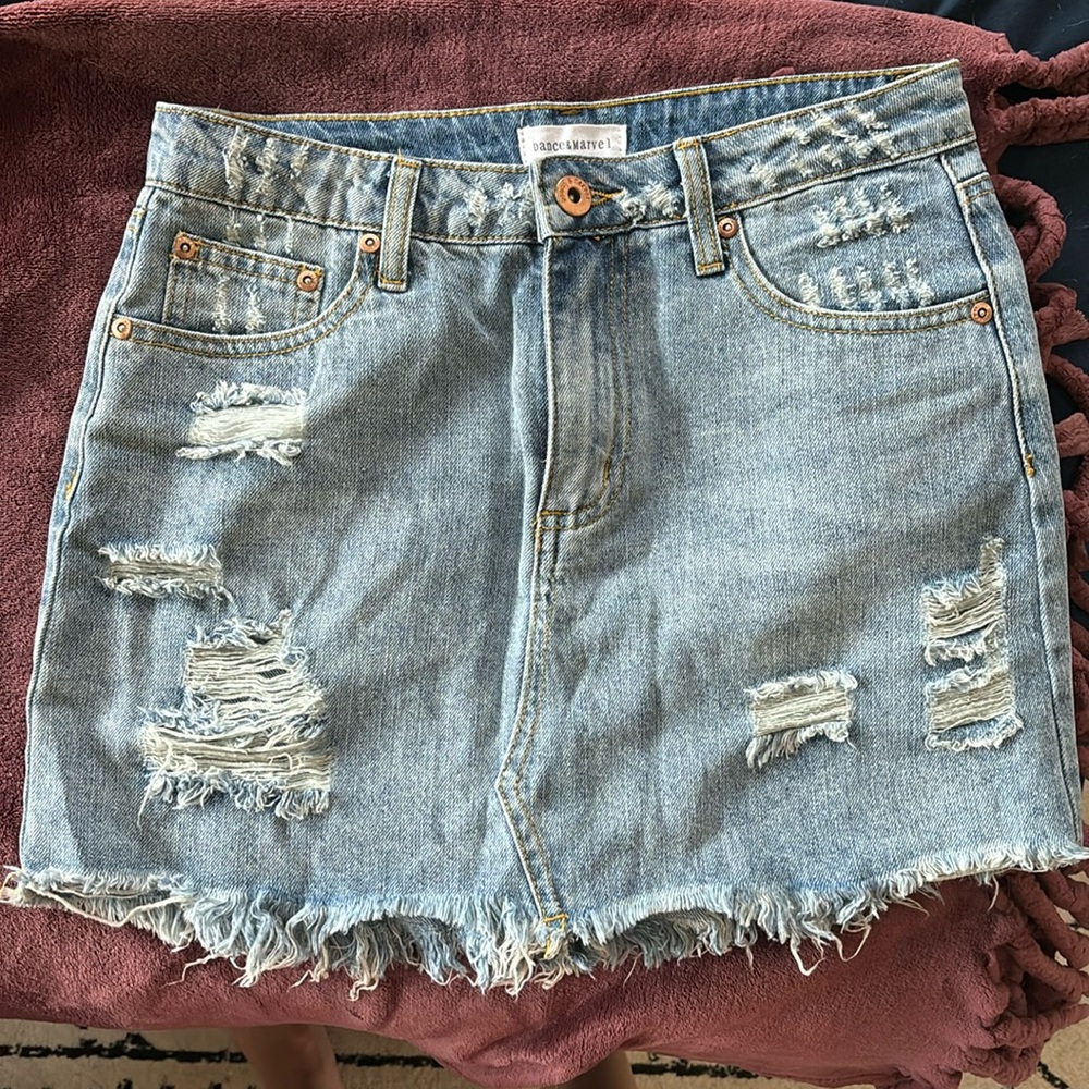 Vice denim skirt